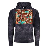 Cloud Black football leopard cowhide Vintage Hoodie - JahusDesignShop