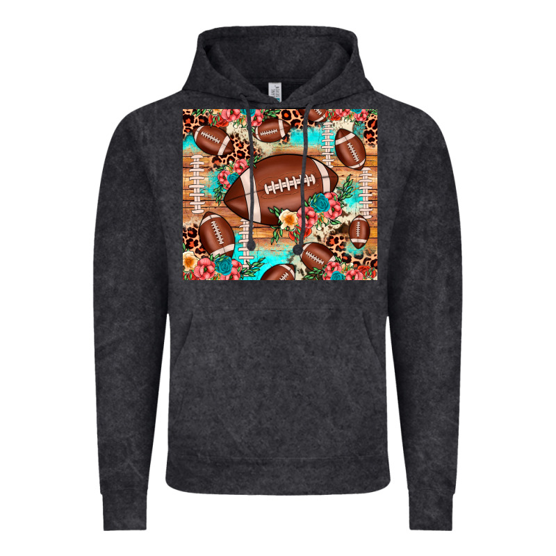 Football Leopard Cowhide Vintage Hoodie by JahusDesignShop | Teevron