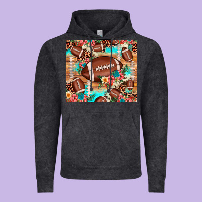 Football Leopard Cowhide Vintage Hoodie Designed By Jahusdesignshop