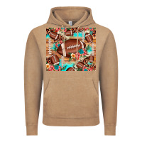 Vintage Coffee football leopard cowhide Vintage Hoodie - JahusDesignShop