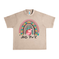 French Oak hello pre k Urban Heavy Tee - JahusDesignShop
