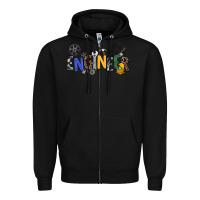 Black engineer Zipper Hoodie - NancyCooperArtShop