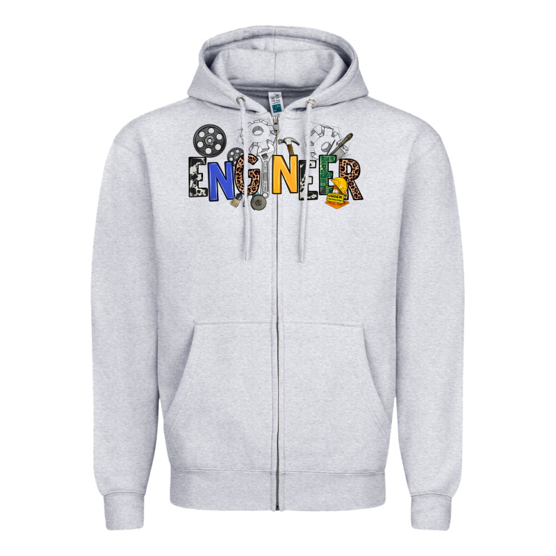 Engineer Zipper Hoodie by NancyCooperArtShop | Teevron