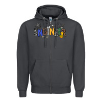 Smoke engineer Zipper Hoodie - NancyCooperArtShop