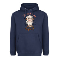 Navy the lord is my shepherd Heavyweight Hoodie - Artiststas