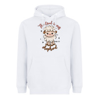 White the lord is my shepherd Heavyweight Hoodie - Artiststas