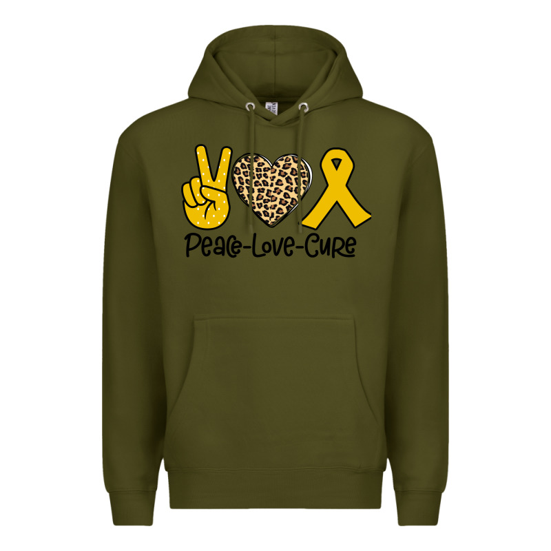 Peace Love Cure Premium Hoodie by Bettercallsaul | Teevron