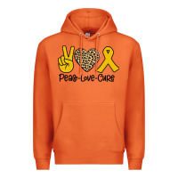 Carrot Peace Love Cure Premium Hoodie - Bettercallsaul
