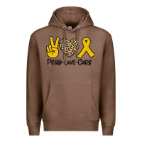 Chestnut Peace Love Cure Premium Hoodie - Bettercallsaul