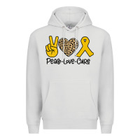 Dove Grey Peace Love Cure Premium Hoodie - Bettercallsaul
