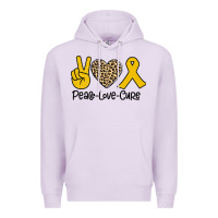 Lilac Peace Love Cure Premium Hoodie - Bettercallsaul