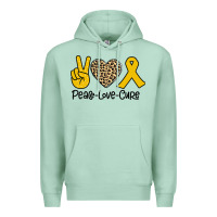 Seafoam Peace Love Cure Premium Hoodie - Bettercallsaul