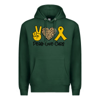Sports Green Peace Love Cure Premium Hoodie - Bettercallsaul