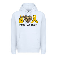 White Peace Love Cure Premium Hoodie - Bettercallsaul