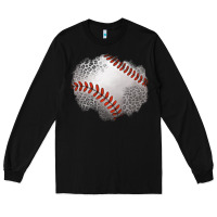 Black leopard baseball patch Long Sleeve Tee - Jasminsmagicworld