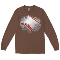 Chestnut leopard baseball patch Long Sleeve Tee - Jasminsmagicworld