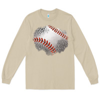 Mushroom leopard baseball patch Long Sleeve Tee - Jasminsmagicworld