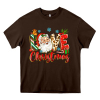 Chocolate Brown love christmas Heavy Core Tee - Zillion Design Studio