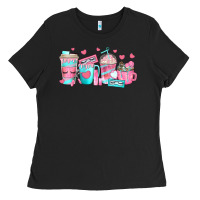 Black lash hustler coffee cups Ladies Tee - texasbilliewilder