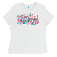 White lash hustler coffee cups Ladies Tee - texasbilliewilder