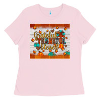 Bubblegum Pink grateful thankful blessed Ladies Tee - JahusDesignShop