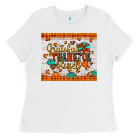 White grateful thankful blessed Ladies Tee - JahusDesignShop