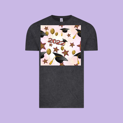 2022 To Graduation Seamless Pattern Vintage Tee Designed By Bundleandbundleshop