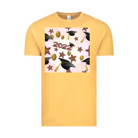 Vintage Mustard 2022 to graduation seamless pattern Vintage Tee - BundleAndBundleShop
