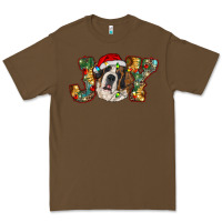 Cacao Saint Bernard Christmas joy, Premium Tee - RanaPortraitStore