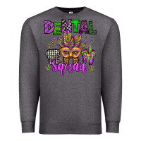 Charcoal Heather dental squad mardi gras teeth Premium Sweatshirt - Jasminsmagicworld