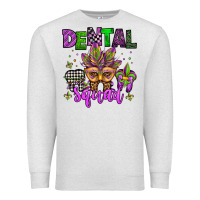 Oatmeal Heather dental squad mardi gras teeth Premium Sweatshirt - Jasminsmagicworld