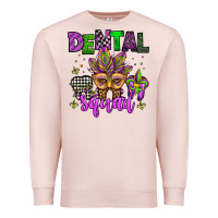 Pale Pink dental squad mardi gras teeth Premium Sweatshirt - Jasminsmagicworld