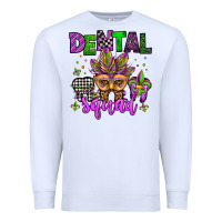 White dental squad mardi gras teeth Premium Sweatshirt - Jasminsmagicworld