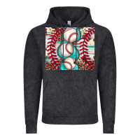 Vintage Black baseball leopard cowhide turquoise Vintage Hoodie - JahusDesignShop