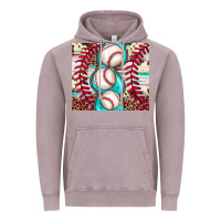 Vintage Zinc baseball leopard cowhide turquoise Vintage Hoodie - JahusDesignShop