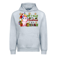 Heather Grey all i want for christmas is a unicorn Urban Hoodie - CowGirlArtShop