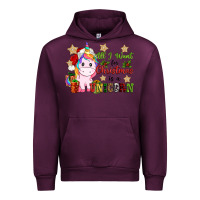 Mauve Wine all i want for christmas is a unicorn Urban Hoodie - CowGirlArtShop