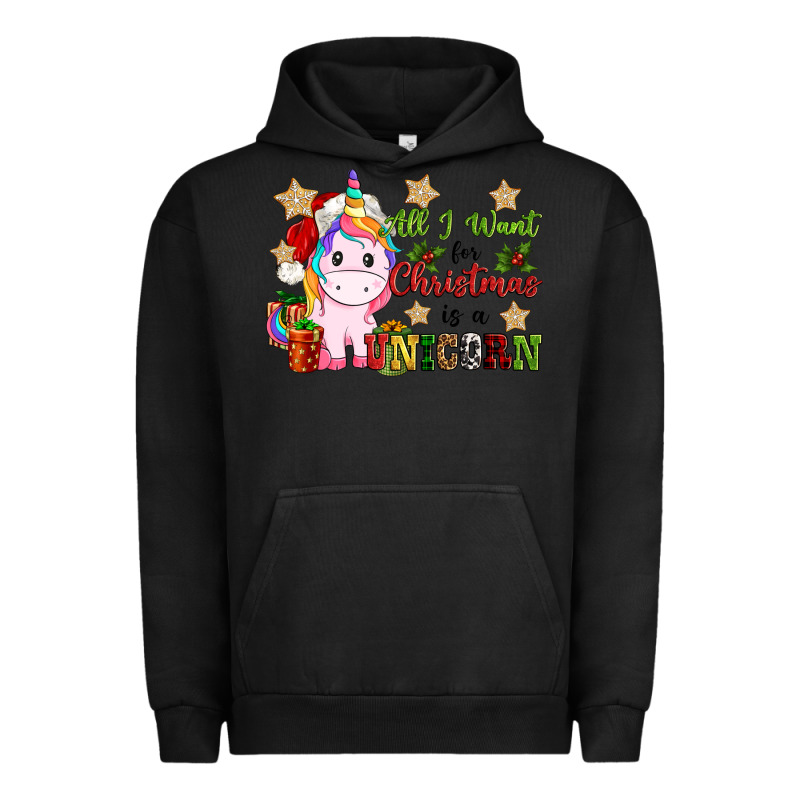 All I Want For Christmas Is A Unicorn Urban Hoodie by CowGirlArtShop | Teevron