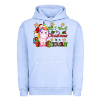 Pigment Grape Ice all i want for christmas is a unicorn Urban Hoodie - CowGirlArtShop