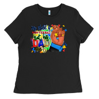 Black my child is non verbal but his dad aint afro hand Ladies Tee - RanaPortraitStore