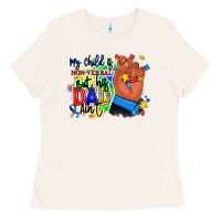 Bone my child is non verbal but his dad aint afro hand Ladies Tee - RanaPortraitStore