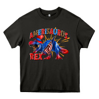 Asphalt Amerisaurus rex Heavy Core Tee - texasbilliewilder