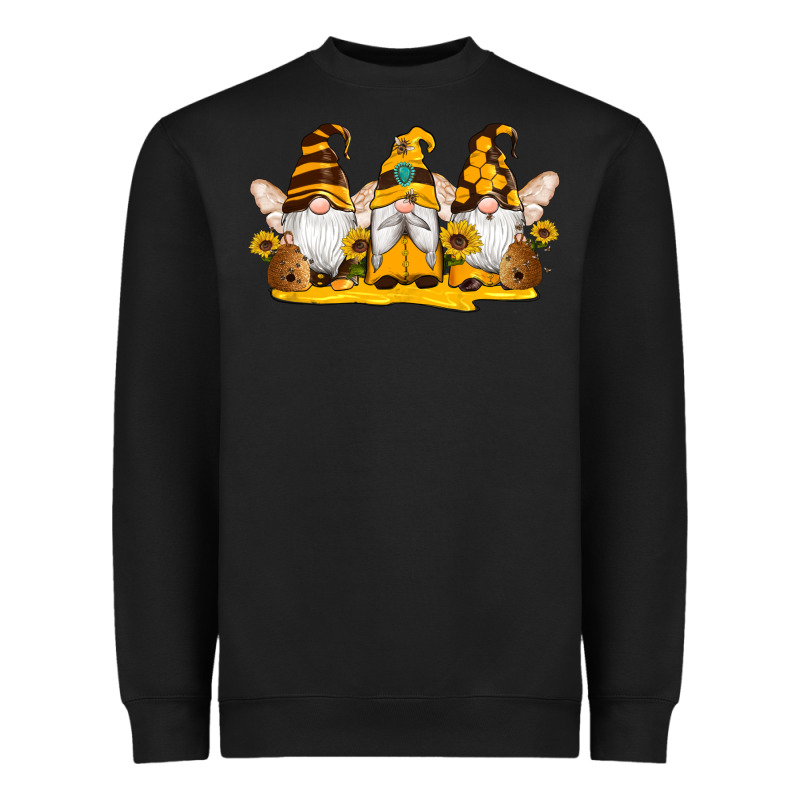 Western Bee Gnomes Beehive Honey Sunflowers Heavyweight Sweatshirt by Artiststas | Teevron