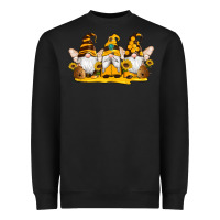 Black western bee gnomes beehive honey sunflowers Heavyweight Sweatshirt - Artiststas
