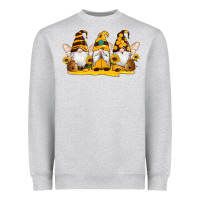 Heather Grey western bee gnomes beehive honey sunflowers Heavyweight Sweatshirt - Artiststas
