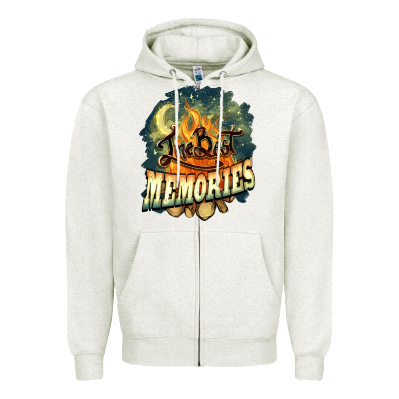 Camping The Best Memories Zipper Hoodie by NancyCooperArtShop | Teevron