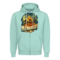 Seafoam camping the best memories Zipper Hoodie - NancyCooperArtShop