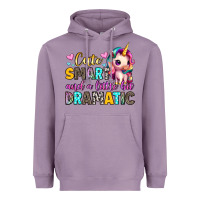 Lavender cute smart and a little bit dramatic Heavyweight Hoodie - Artiststas