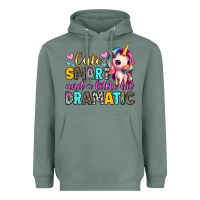 Sage cute smart and a little bit dramatic Heavyweight Hoodie - Artiststas