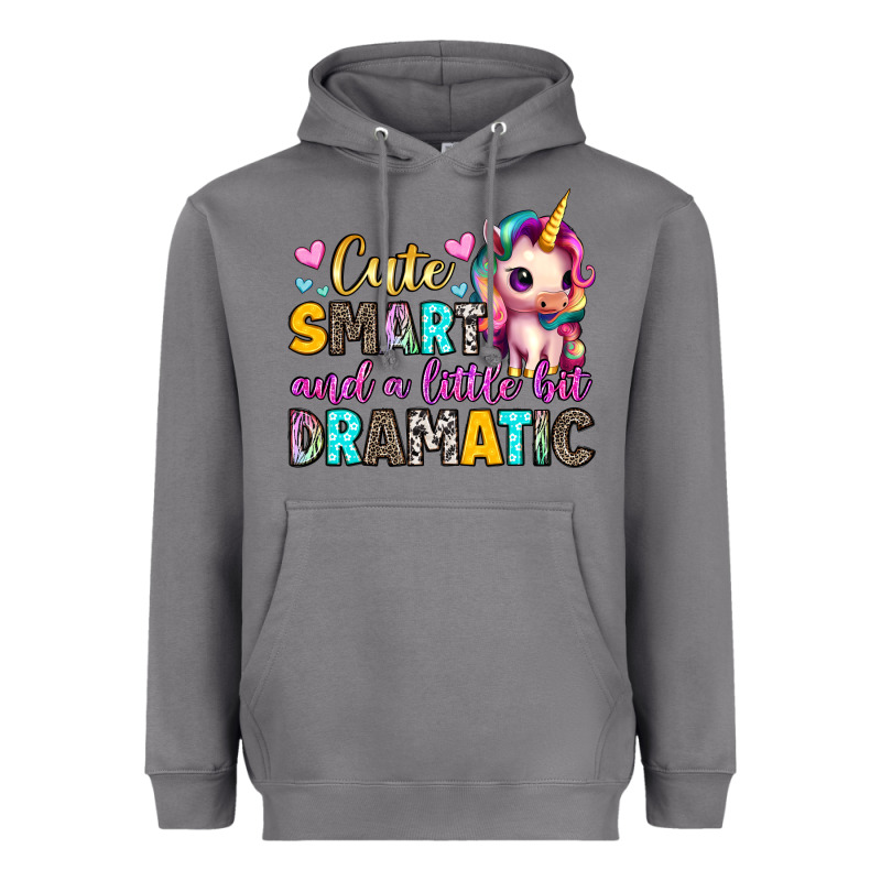 Cute Smart And A Little Bit Dramatic Heavyweight Hoodie by Artiststas | Teevron